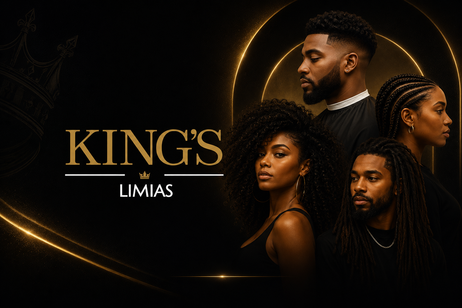 Profissional King's Limias cuidando de cabelo crespo em Guarulhos
